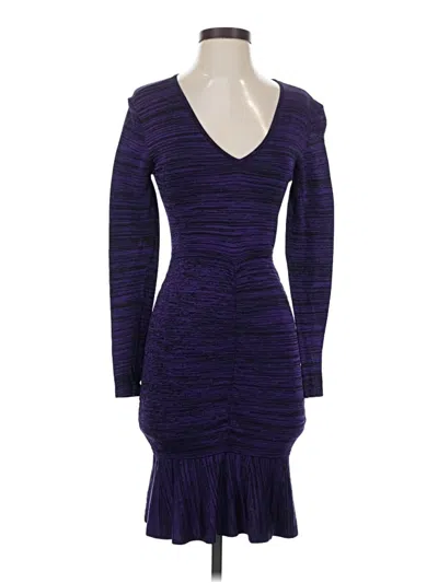 Pre-owned Parker Cocktail Dress In Purple