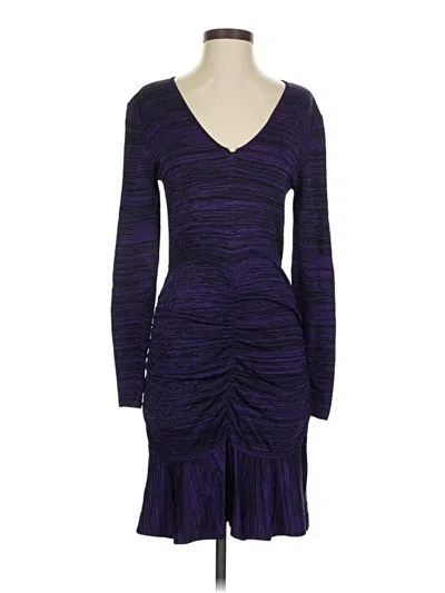 Pre-owned Parker Cocktail Dress In Purple