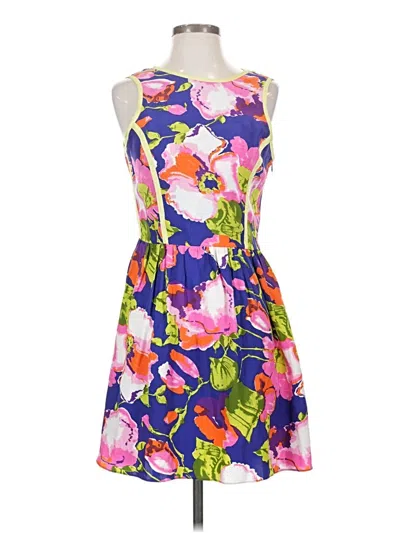 Pre-owned Parker Cocktail Dress In Purple