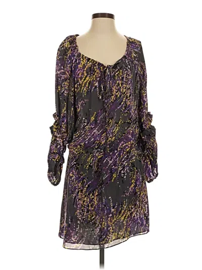 Pre-owned Parker Cocktail Dress In Purple