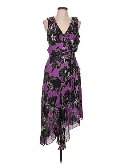 Pre-owned Parker Cocktail Dress In Purple