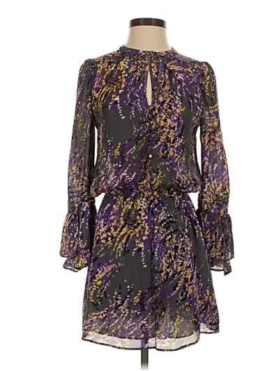 Pre-owned Parker Cocktail Dress In Purple