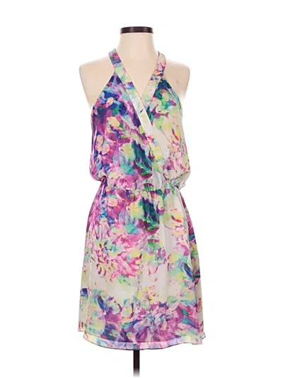 Pre-owned Parker Cocktail Dress In Purple