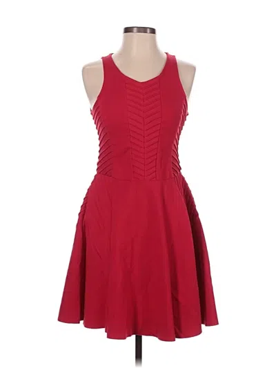 Pre-owned Parker Cocktail Dress In Red