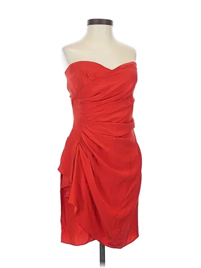 Pre-owned Parker Cocktail Dress In Red