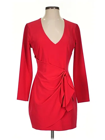 Pre-owned Parker Cocktail Dress In Red