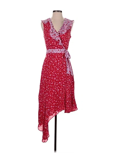 Pre-owned Parker Cocktail Dress In Red
