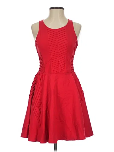 Pre-owned Parker Cocktail Dress In Red