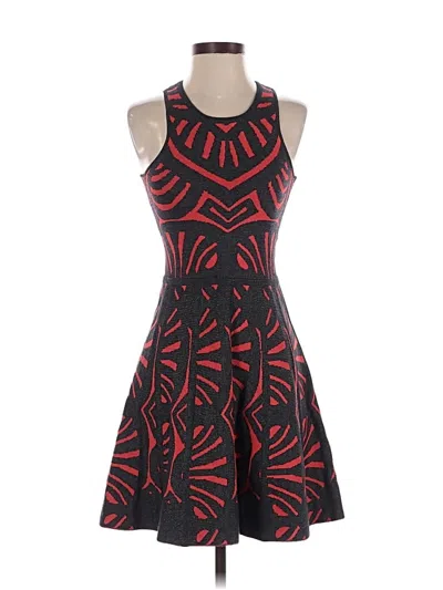 Pre-owned Parker Cocktail Dress In Red