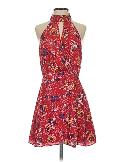 Pre-owned Parker Cocktail Dress In Red