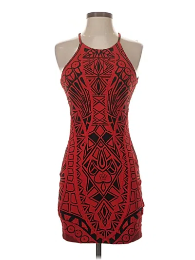 Pre-owned Parker Cocktail Dress In Red