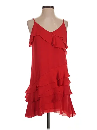 Pre-owned Parker Cocktail Dress In Red