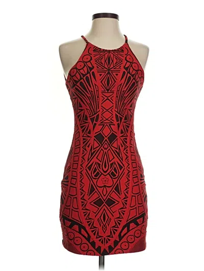 Pre-owned Parker Cocktail Dress In Red