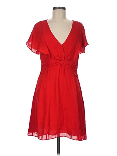 Pre-owned Parker Cocktail Dress In Red