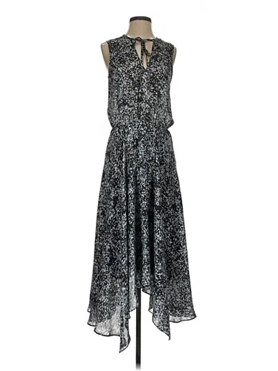 Pre-owned Parker Cocktail Dress In Silver