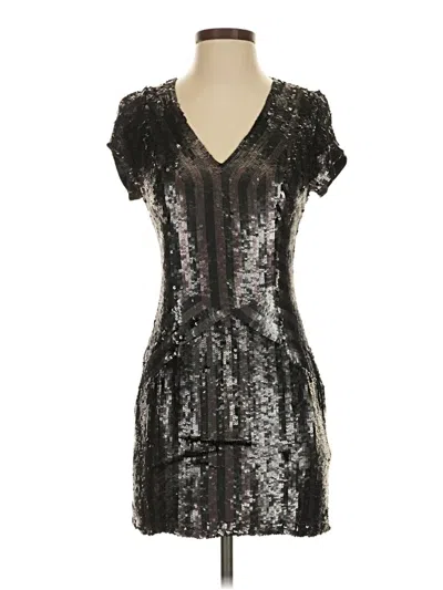 Parker Cocktail Dress In Silver