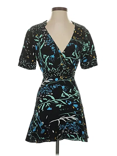 Pre-owned Parker Cocktail Dress In Teal