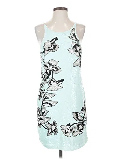 Pre-owned Parker Cocktail Dress In Teal