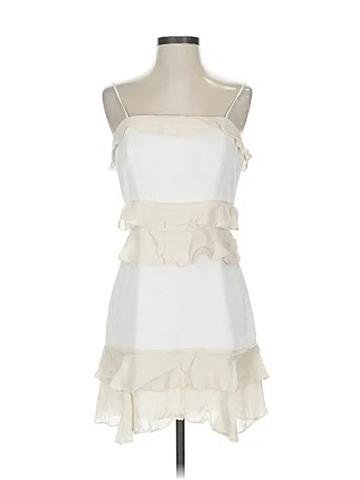 Pre-owned Parker Cocktail Dress In White