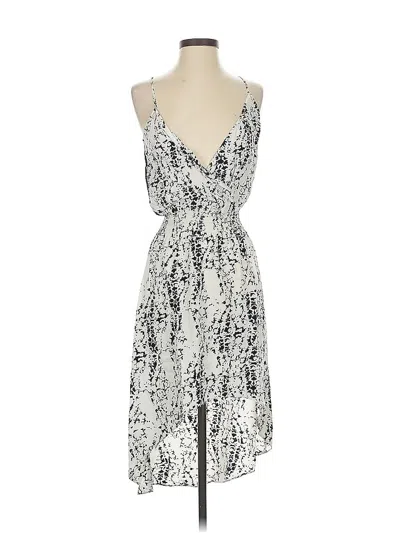 Pre-owned Parker Cocktail Dress In White