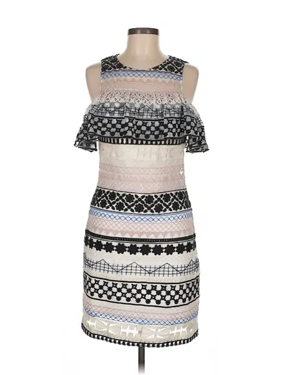 Pre-owned Parker Cocktail Dress In White