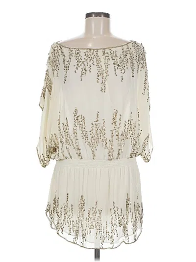 Pre-owned Parker Cocktail Dress In White