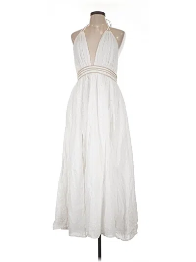 Pre-owned Parker Cocktail Dress In White