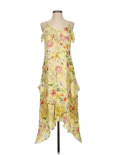 Pre-owned Parker Cocktail Dress In Yellow