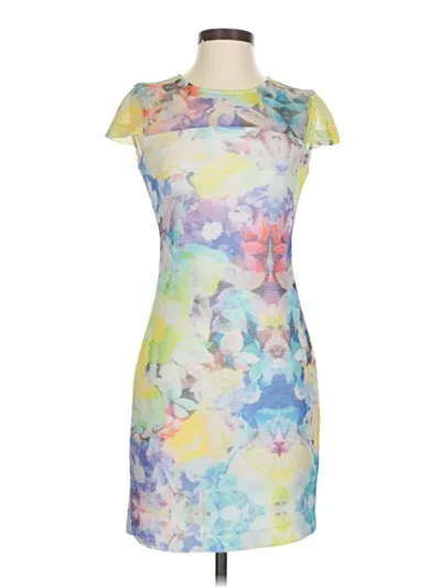 Pre-owned Parker Cocktail Dress In Yellow