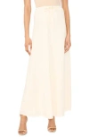 Parker Drawstring Maxi Skirt In White