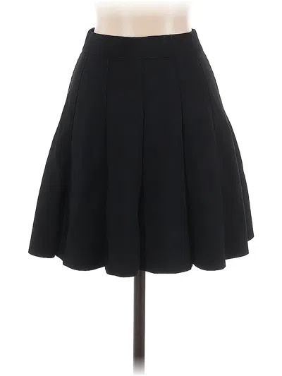 Pre-owned Parker Formal Skirt In Black