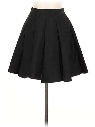 Pre-owned Parker Formal Skirt In Black