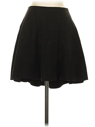 Pre-owned Parker Formal Skirt In Black