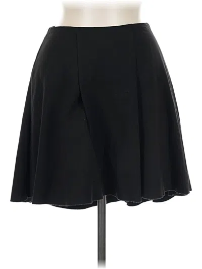 Pre-owned Parker Formal Skirt In Black