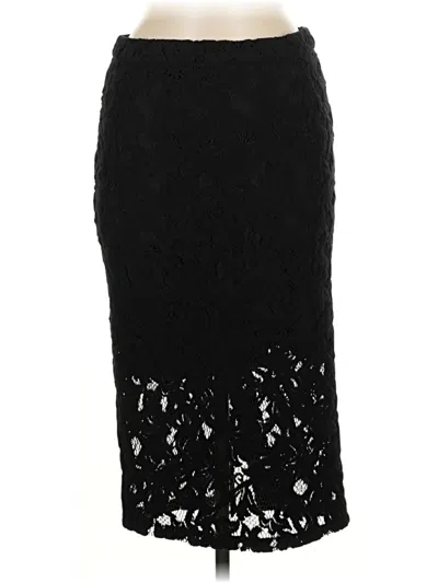 Pre-owned Parker Formal Skirt In Black