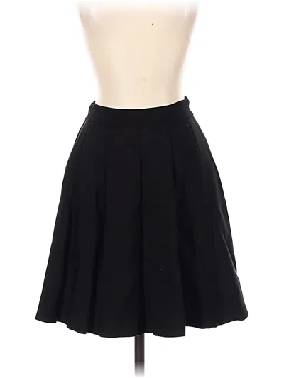 Pre-owned Parker Formal Skirt In Black
