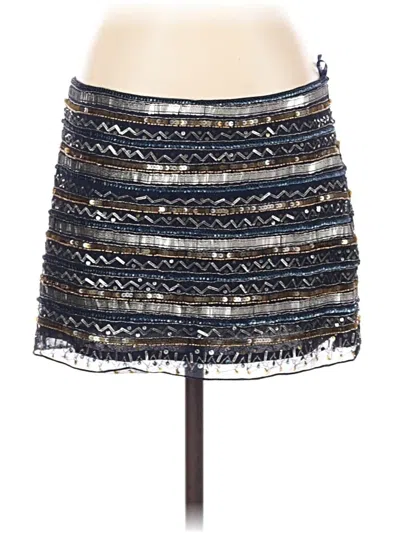 Pre-owned Parker Formal Skirt In Gold