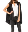 Parker George Open Sleeve Jacket In Black In Black