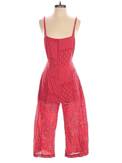 Pre-owned Parker Jumpsuit In Pink