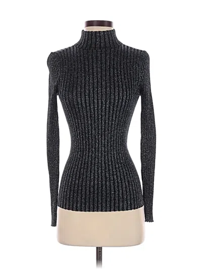 Pre-owned Parker Long Sleeve Turtleneck In Blue