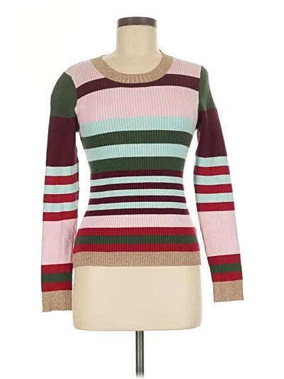 Pre-owned Parker Pullover Sweater In Burgundy
