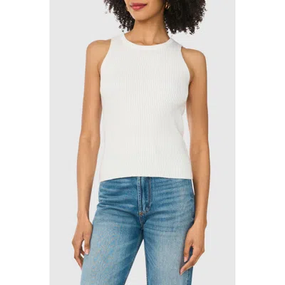 Parker Ribbed Sweater Tank In Ivory Cream