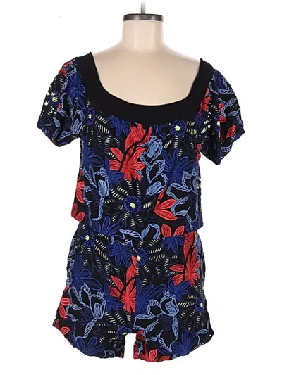 Pre-owned Parker Romper In Blue