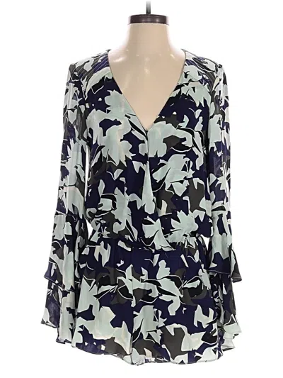 Pre-owned Parker Romper In Blue