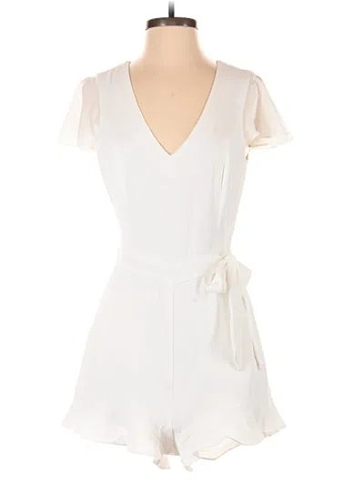 Pre-owned Parker Romper In Ivory