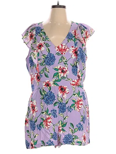 Pre-owned Parker Romper In Purple