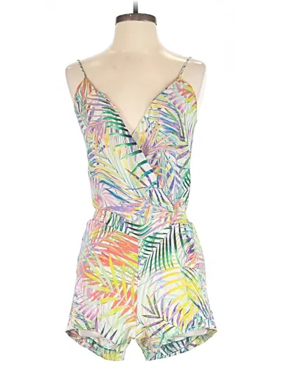 Pre-owned Parker Romper In White