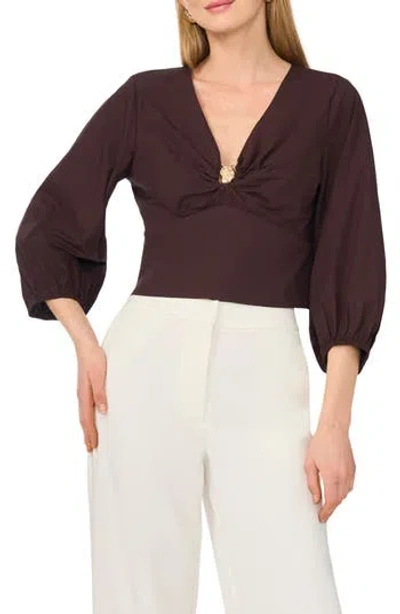 Parker Seashell Hardware Cotton Top In Brown
