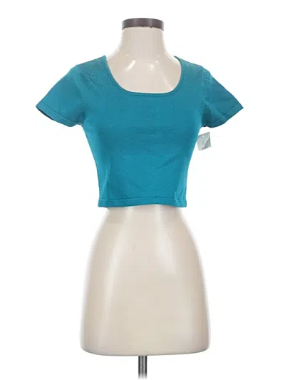 Pre-owned Parker Short Sleeve T-shirt In Teal