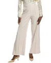 Parker Side Slit Pants In Beige